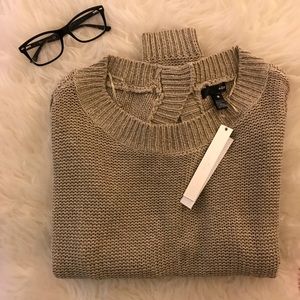 BRAND NEW AQUA SWEATER